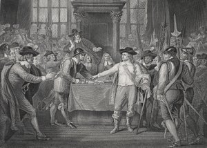 Oliver Cromwell hajottaa pitkän parlamentin