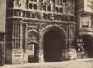 Christchurch Gateway, Canterbury, 1854, painettu 1857.