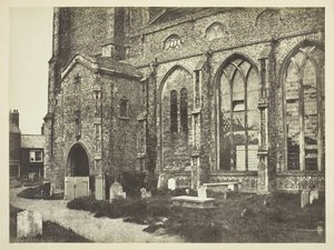 Cromer-kirkon eteläpuoli, n. 1850-luku. tekijältä Benjamin Brecknell Turner