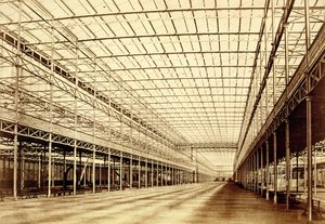 The Nave at Crystal Palace, Hyde Park, maaliskuu 1852 (albumiiniprintti kalotyyppinegatiivista)