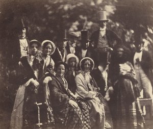 Wedding Group,c. 1852 tai 1853 (kuva) tekijältä Benjamin Brecknell Turner