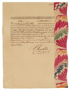 Benjamin Franklin letterfinnish