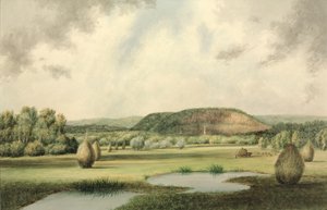 West Rock, New Haven, Connecticut, n. 1854-60 (wc paperilla) tekijältä Benjamin H. Coe
