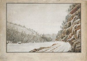 Näkymä Uudelle Turnpike Roadille, Juniatan reunalle, kaukaiselle näkymälle..., 1820.