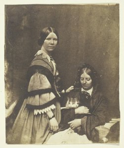 Rouva Craik pitelevä kissa, n. 1858. tekijältä Benjamin Mulock