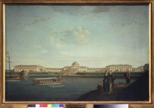 Tauriden palatsi Nevasta (Pietari) nähtynä. Benjamin Paterssenin (1748-1815) maalaus öljy kankaalle tekijältä Benjamin Patersson