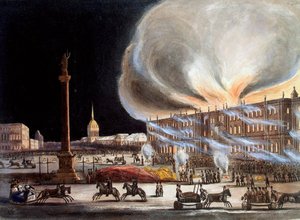 Tuli Talvipalatsissa joulukuussa 1837, 1838. tekijältä Benjamin Richard Green
