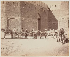 Durani Gate, Heyland Cart ja Pack Mules, esittelyssä erilaisia pakkaussatulat, Kandahar