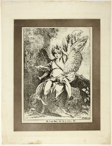 Angel of the Resurrection, Specimens of Polyutography -lehden ensimmäisestä numerosta tekijältä Benjamin West