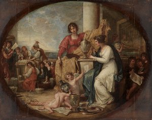 British Manufactory - Sketch tekijältä Benjamin West