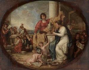 British Manufactory, A Sketch, 1791. tekijältä Benjamin West