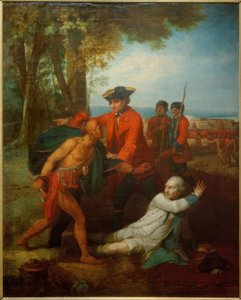 Kenraali Johnson rettet Offizier tekijältä Benjamin West