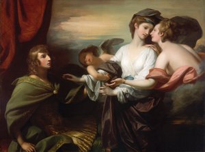 Helen tuodaan Pariisiin tekijältä Benjamin West