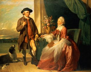 Robert Grafton ja rouva Mary Partridge Wells Grafton, 1773 tekijältä Benjamin West