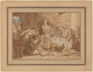 Paimenten palvonta tekijältä Benjamin West