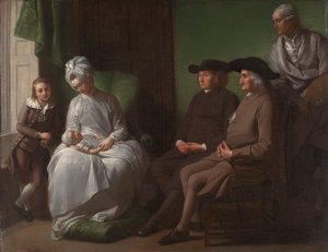 Taiteilija ja hänen perheensä tekijältä Benjamin West