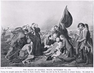 Kenraali Wolfen kuolema, 13. syyskuuta 1759, kuva 