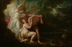 Aadamin ja Eevan karkottaminen paratiisista tekijältä Benjamin West