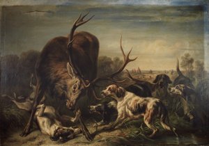 Koirien pyytämät peurat tekijältä Benno Raffael Adam