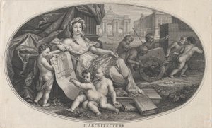 Arkkitehtuuri, 1690. tekijältä Benoit Audran I