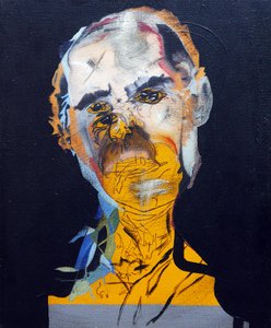 Historian 50 suurinta kirjailijaa : Philip Roth, 2015 (öljy ja akryyli kankaalle). tekijältä Benoit Erwann Boucherot