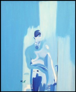 Homme idéal en contrejour surxposé, 2000 (öljy kankaalle) tekijältä Benoit Erwann Boucherot