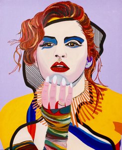 La Nef des fous: Astrid, 2020 (öljy kankaalle). tekijältä Benoit Erwann Boucherot