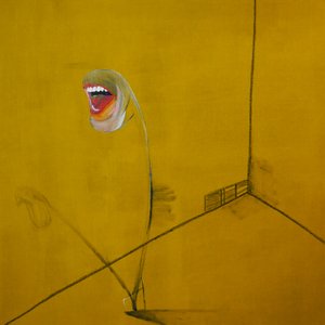 La colère, paneeli 2, 2016 (öljy ja akryyli kankaalle) tekijältä Benoit Erwann Boucherot