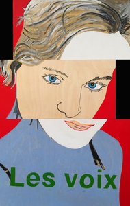 Surportrait : Nelly Arcan, 2021 (öljyä ja akryyliä 4 vierekkäiselle puupaneelille). tekijältä Benoit Erwann Boucherot