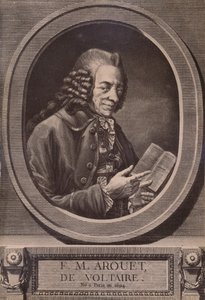Voltaire, ranskalainen kirjailija ja filosofi, 1700-luku 1894 tekijältä Benoit Louis Henriquez