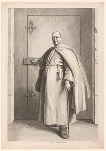 Portret van Blaise Saint Mary Donatista Veli Blaise Feuillan (otsikko esineessä) tekijältä Benoît Audran (II)