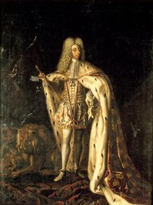 Tanskan ja Norjan kuningas Frederick IV 1671-1730, um 1700.