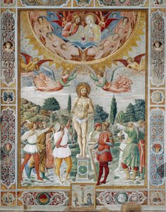 Pyhän Sebastianin marttyyrikuolema tekijältä Benozzo di Lese di Sandro Gozzoli