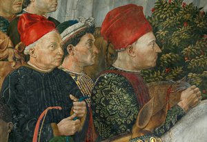 Maagien palvominen (fresko) tekijältä Benozzo di Lese di Sandro Gozzoli