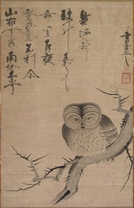 Pöllö, 1630-1640. tekijältä Bensaku Tsuda