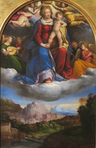 Madonna ja lapsi kirkkaudessa