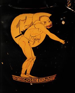 Hopliitti lähtöasennossa ... tekijältä Berlin Painter