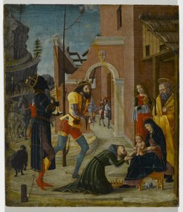The Adoration of the Magi, n. 1485-1495 (tempera paneelissa)