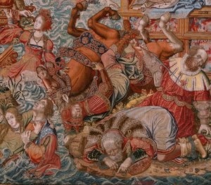 Flanderin kuvakudos. Sarja The Honours. Fortune, tie kunnianosoituksiin (La Fortuna, Camino de los Honores). Sarjan viides kuvakudos. Mallisarjakuvapiirtäjät Bernard van Orleyn ja Jan Gossaert de Mabusen piiristä. Valmistus Pieter van Aelst, Brusse