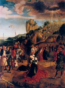 Pyhän Katariinan marttyyrikuolema, 1500-luku. tekijältä Bernard van Orley