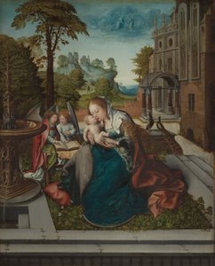 Neitsyt ja lapsi enkelien kanssa, n. 1518. tekijältä Bernard van Orley