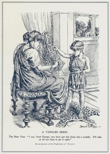 Balkanin kysymys, sotkuinen vyyhti (litho)