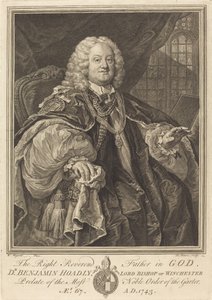 Piispa Hoadly, 1743.