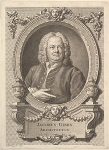 James Gibbs, arkkitehti, 1747. tekijältä Bernard Baron