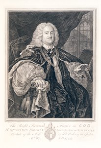 Retrat del doctor Benjamin Hoadly, lord bisbe de Winchester, 1743. finlandès tekijältä Bernard Baron