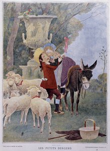 Little Shepherds - Boutet de Monvel, 1900-luvun alku.