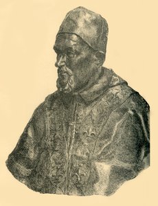 Paavi Innocentius X:n rintakuva, c1690, 1881. tekijältä Bernard Collier