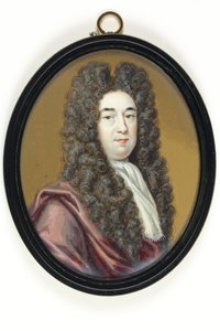 Edmund Dummer, rakennusinsinööri, merivoimien katsastaja (akvarelli norsunluulla)
