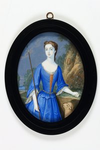 Lady Frances Spencer, myöhemmin Carlislen kreivitär (emali)