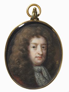 Samuel Butlerin muotokuva, n. 1715-20. tekijältä Bernard Lens